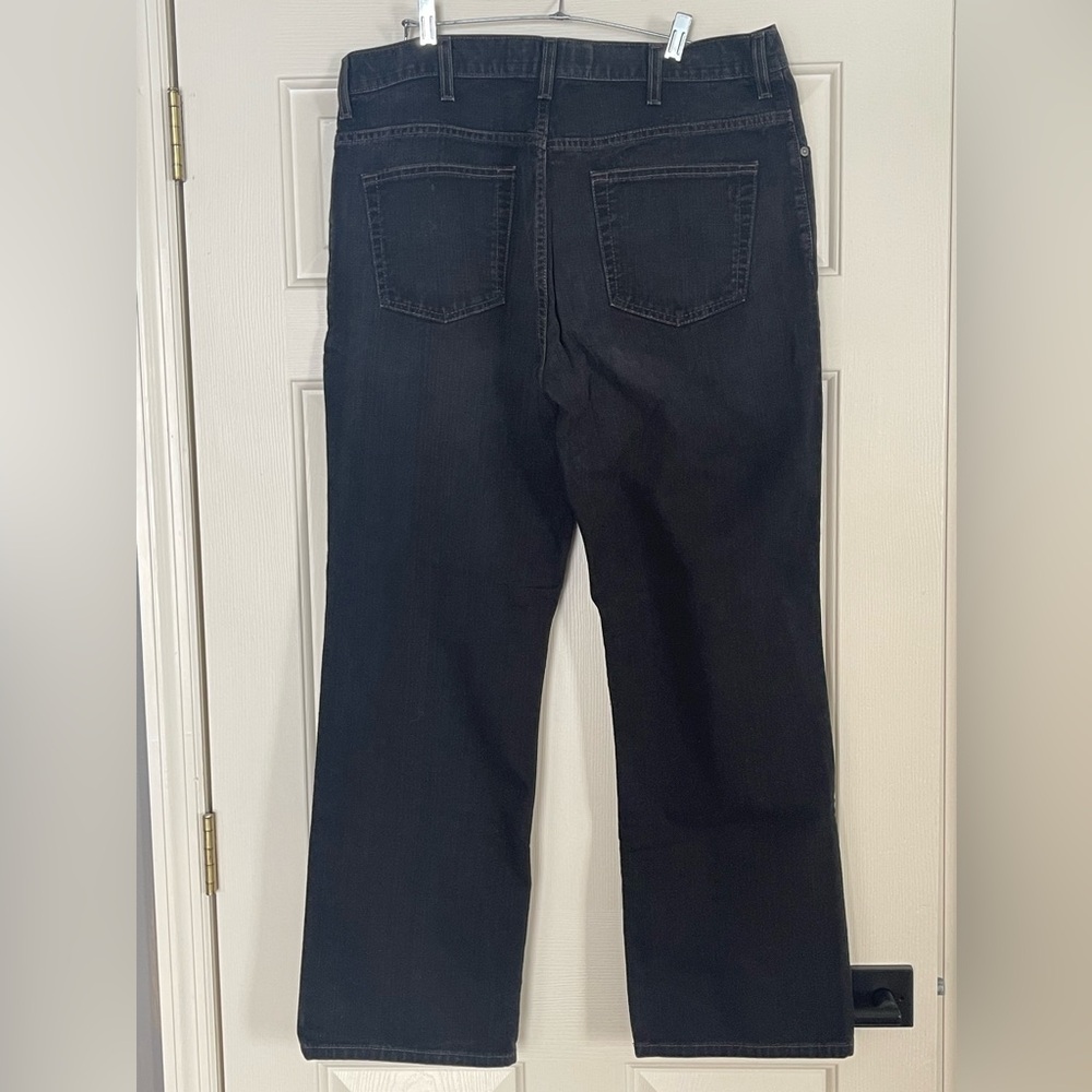 Old Navy Men's Black Straight Built-In Flex Jeans 36x31 - Picture 5 of 9